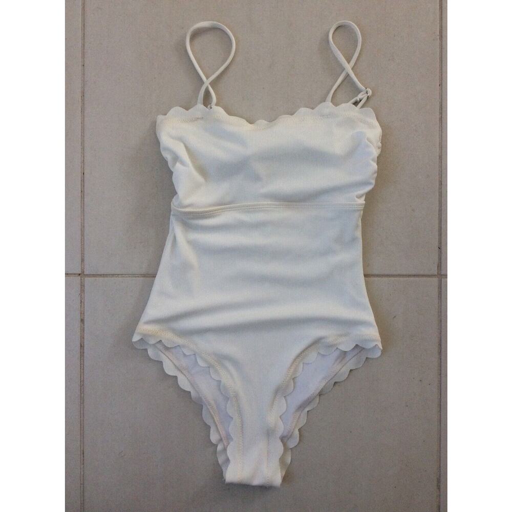 Zaful Swimwear One Piece Swimsuit Ribbed Halter FLAW